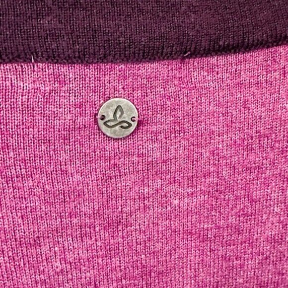 Prana Organic Sweater Dress ✨ Magenta/Purple Boho Athleisure Size - Picture 6 of 11
